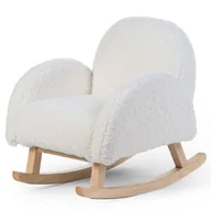Meble do sypialni - CHILDHOME Dziecięcy fotel bujany Teddy, złamana biel - miniaturka - grafika 1