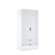 Szafy - Szafa Holly 100cm biały połysk - miniaturka - grafika 1