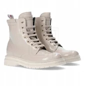 Kozaki damskie - Buty Tommy Hilfiger Lace Up Bootie W T4A5-33030-1453500-500 36 - miniaturka - grafika 1