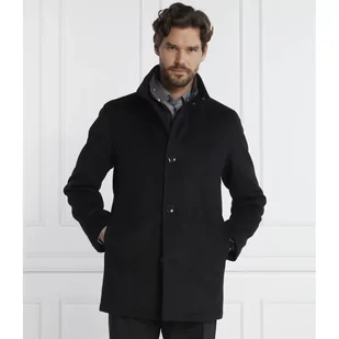BOSS Wełniany płaszcz H-Coxtan | z dodatkiem kaszmiru - Płaszcze męskie - miniaturka - grafika 1