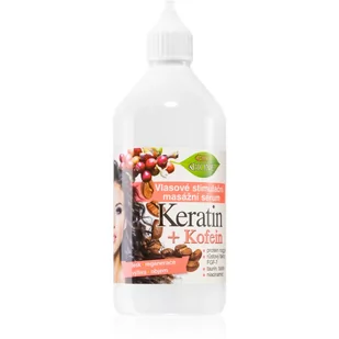 Bione Cosmetics Keratin Kofein serum na porost włosów i wzmocnienie cebulek 215 ml - Serum do włosów - miniaturka - grafika 1