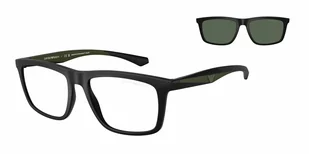 Okulary Przeciwsłoneczne Emporio Armani EA 4235 Matte Black - Okulary przeciwsłoneczne - miniaturka - grafika 1
