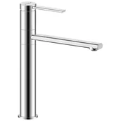 Baterie umywalkowe - Laveo Pinar bateria umywalkowa stojąca wysoka chrom BAW02ND - miniaturka - grafika 1