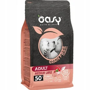 OASY Karma dla psa 12kg Adult Medium z indykiem - Sucha karma dla psów - miniaturka - grafika 1