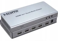 Kable - Dzielnik Hdmi 4 Na 1 Quad Multi Viewer Przełącznik - miniaturka - grafika 1