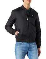 Kurtki męskie - Schott NYC Kurtka męska Indiana, Czarny, XL - miniaturka - grafika 1