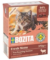 Mokra karma dla kotów - Bozita Sterilised z dziczyzną kawałki w galaretce kartonik 370g - miniaturka - grafika 1