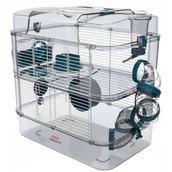 Klatki dla gryzoni - Zolux Klatka RODY3 Duo niebieska 206021 - miniaturka - grafika 1