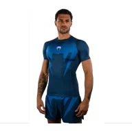 Kimona, stroje i obuwie - Venum Rashguard Krótki Rękaw Short Sleeve No Gi Indigo - miniaturka - grafika 1