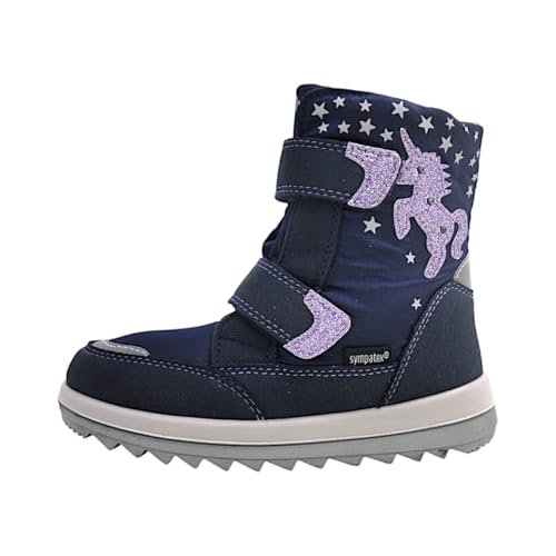 Richter Buty dziecięce Husky 2.0 śniegowce, Atlantic/Orchid, 34 EU, Orchidea Atlantycka, 34 EU