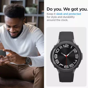 Etui Spigen Liquid Air do Samsung Galaxy Watch 6 Classic (43 mm) matte black - Akcesoria do smartwatchy - miniaturka - grafika 14