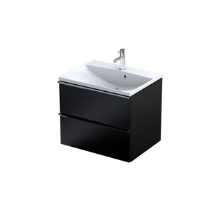 Szafka łazienkowa pod umywalkę Oristo Etna Uni 60 cm czarny mat OR52-SD2S-60-8 - Szafki łazienkowe - miniaturka - grafika 1