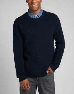 Lee Seasonal Crew Męski Sweter Klasyczny Mood L83Zdd61-L - Swetry męskie - miniaturka - grafika 1
