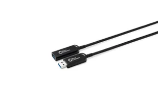 Kabel USB MicroConnect USB-A - USB-A 15 m Czarny (USB3.0AAF15AOP) - Kable USB - miniaturka - grafika 1