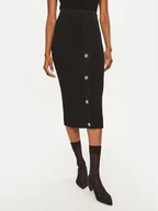 Spódnice - ViCOLO Spódnica midi 55017S Czarny Slim Fit - miniaturka - grafika 1