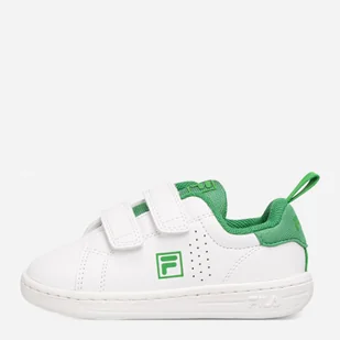 Tenisówki chłopięce na rzepy Fila Crosscourt 2 Nt Velcro Tdl FFK0113-13063 27 Białe (8719477836297) - Buty dla chłopców - miniaturka - grafika 1