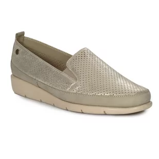 Maciejka Półbuty damskie skórzane złote-38 - Półbuty damskie - miniaturka - grafika 1