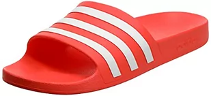 adidas Sandały damskie Adilette Aqua Slide, Solarny czerwony Ftwr biały słoneczny czerwony, 46 EU - Sandały damskie - miniaturka - grafika 1