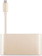 Huby USB - Moshi HUB USB Moshi USB-C Multiport Adapter gold 99MO084206 - miniaturka - grafika 1