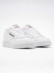 Reebok Skórzane sneakersy "Club C 85" w kolorze białym - Trampki męskie - miniaturka - grafika 1