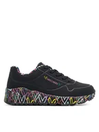 Buty dla dziewczynek - Skechers Sneakersy UNO LITE 314976L BKMT Czarny - miniaturka - grafika 1