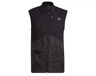 Kurtki męskie - adidas Męska kurtka Adizero Vest, czarna, S - miniaturka - grafika 1