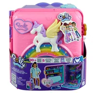 Lalki dla dziewczynek - Polly Pocket Wakacyjny kurort Zestaw Walizka Hkv43 - zabawka - miniaturka - grafika 1