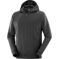 Bluzy sportowe męskie - BLUZA SALOMON RUNLIFE HOODIE M C20270 - miniaturka - grafika 1