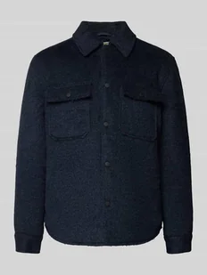Kurtka koszulowa o kroju regular fit ze szczotkowanego materiału model ‘GIO’ - Kurtki męskie - miniaturka - grafika 1