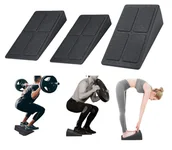 Pozostały sprzęt i akcesoria do ćwiczeń - Bloczek pochylny Squat Wedge Block 3 elementy - miniaturka - grafika 1