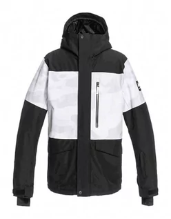 Kurtki i płaszcze dla chłopców - Quiksilver MISSION PRINTED BLOC SNOW WHITE GIANT CAMO mens kurtka zimowa - S - grafika 1