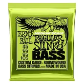 Struny gitarowe  - Ernie Ball Regular Slinky Nickel Wound Medium Scale Bass Strings - 45-105 Gauge - miniaturka - grafika 1