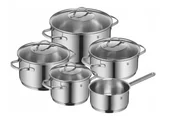 Zestawy garnków i patelni - Zestaw garnków WMF Provence Plus stal nierdzewna 9 el. - miniaturka - grafika 1