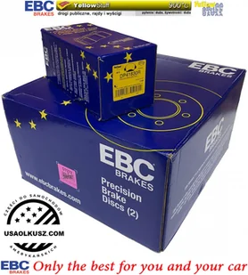Przednie klocki YellowStuff + tarcze hamulcowe 330mm EBC seria PREMIUM Cadillac Escalade AWD 2009-2020 - Tarcze hamulcowe - miniaturka - grafika 3