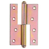 Zawiasy, okucia i inne akcesoria - Zawias wyciągany lewy ocynk 120 x 88 - miniaturka - grafika 1