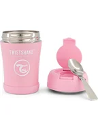 Sztućce dla dzieci - Twistshake Pojemnik termiczny w kolorze jasnoróżowym - 350 ml - miniaturka - grafika 1
