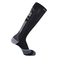 Skarpety termoaktywne - Skarpety wysokie SALOMON SKI TOURING MTN DX+SX LC1977700 – Szary - miniaturka - grafika 1