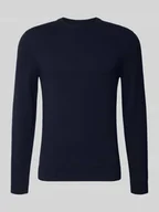 Swetry męskie - Sweter z dzianiny z mieszanki bawełny i kaszmiru z okrągłym dekoltem - miniaturka - grafika 1