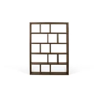 Regały - Regał z dekorem drewna orzechowego TemaHome Berlin 150 - miniaturka - grafika 1