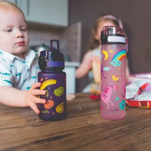 ION8 Zielona butelka na wodę w ananasy i arbuzy 350 ml - Butelki filtrujące - miniaturka - grafika 8