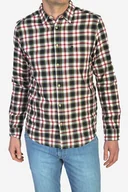 Koszule męskie - WRANGLER LS 1PKT SHIRT OFF WHITE KOSZULA - miniaturka - grafika 1