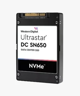 SSD Western Digital Ultrastar DC SN650 WUS5EA1A1ESP5E3 (15.36 TB; U.3; PCIe NVMe 4.0 ; 1DW/D; ISE) - Dyski SSD - miniaturka - grafika 1