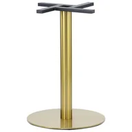 Meble modułowe i akcesoria - Podstawa stołu/stolika SH-3001-6/G, stal nierdzewna w kolorze złotym, średnica 50 cm, wysokość 72 cm - do hotelu, restauracji ,baru, biura - miniaturka - grafika 1
