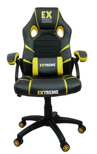 Fotel Gamingowy do biurka EXTREME EX Yellow - Fotele gamingowe - miniaturka - grafika 1