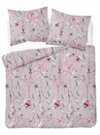 Pościel dla dzieci - Pościel różowa satyna bawełniana kwiaty kolorowe 200x220 Detexpol 5811B - miniaturka - grafika 1