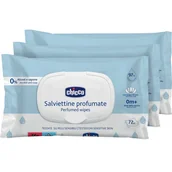 Chusteczki nawilżane - Chicco Perfumed Wipes 0m+ chusteczki nawilżane dla dzieci lekko perfumowany 72 szt. - miniaturka - grafika 1