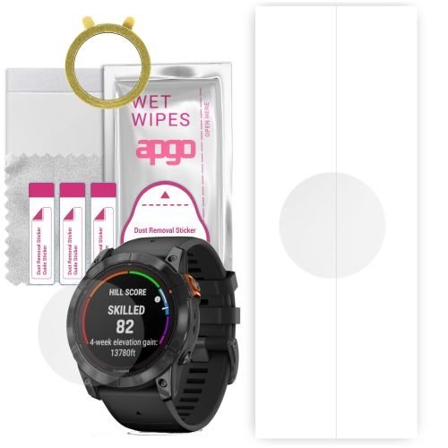 1x folia hydrożelowa ochronna do Garmin Fenix 7X Pro - apgo Smartwatch Hydrogel Protection Ochrona na ekran smartwatcha