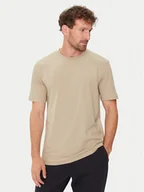 Koszulki męskie - Boss T-Shirt Thompson 01 50468347 Beżowy Regular Fit - miniaturka - grafika 1
