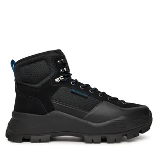 Trekkingi Tommy Jeans Tjm Hybrid Boot EM0EM01633 Czarny - Buty trekkingowe męskie - miniaturka - grafika 1