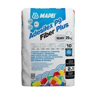 Zaprawy budowlane - Klej Do Płytek Szary Adesilex P9 Fiber Plus C2Te 25Kg Mapei - miniaturka - grafika 1